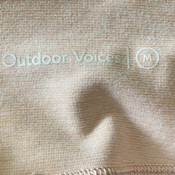Outdoor Voices 7/8 Springs Grey and Peach Leggings Medium - Picture 3 of 4